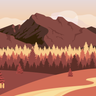 sunset illustrations free