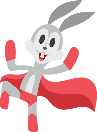 Super Bunny  Illustration