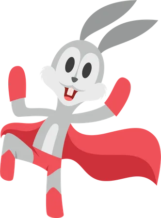 Super Bunny  Illustration