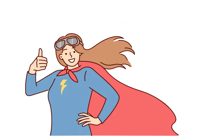 Super Girl  Illustration