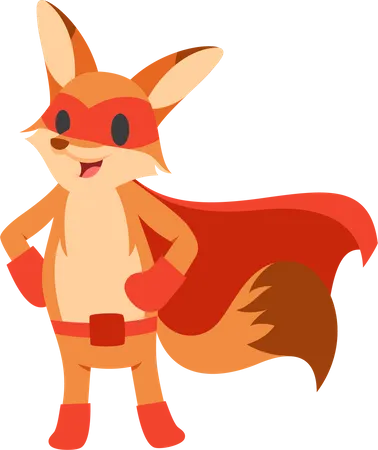Super Fox  Illustration