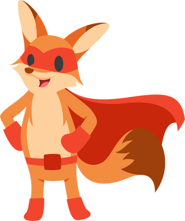 Super Fox  Illustration