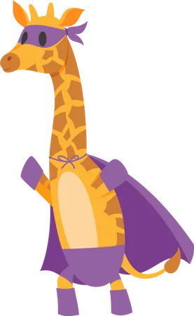 Super girafe  Illustration