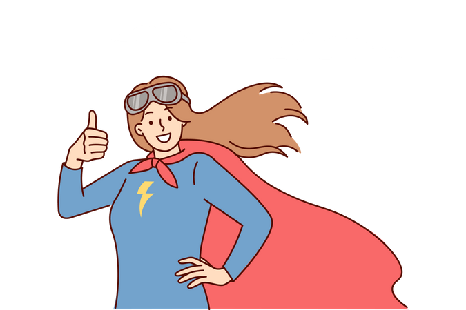 Super girl  Illustration