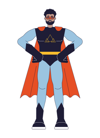 Super-herói mascarado  Illustration