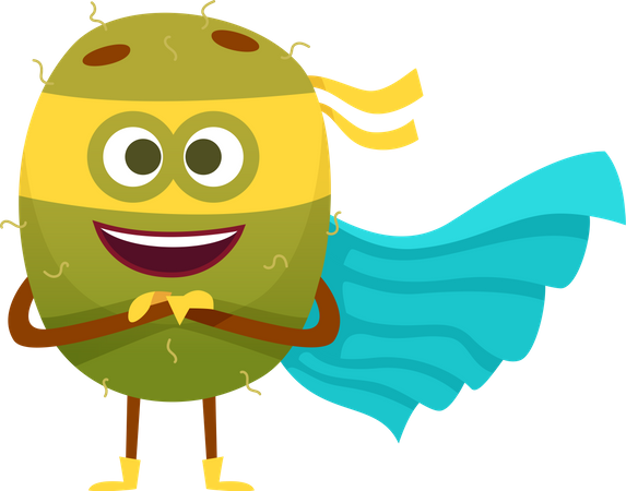 Súper kiwi  Ilustración