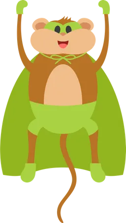 Super Monkey  Illustration
