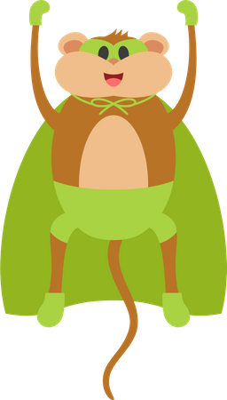 Super Monkey  Illustration