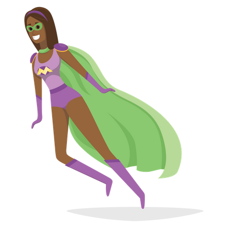Súper mujer  Ilustración