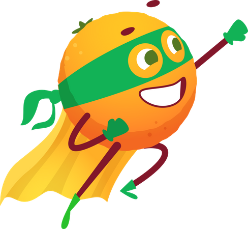 Súper naranja  Ilustración