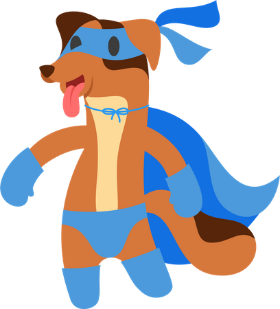 Súper perro  Ilustración