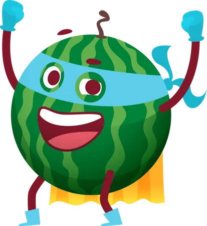 Super watermelon  Illustration