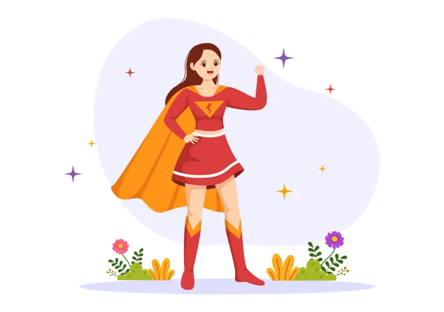 Super Woman  Illustration