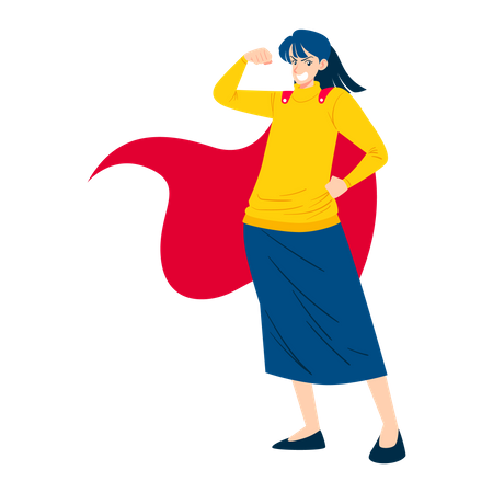 Super Woman  Illustration