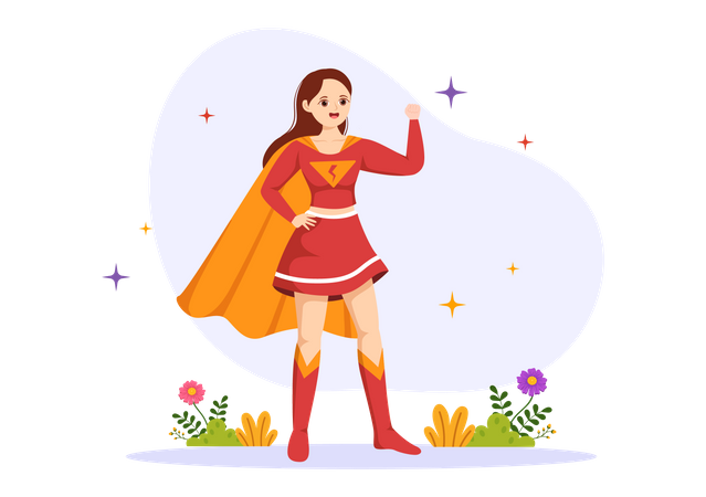Super Woman  Illustration