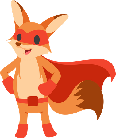 Súper zorro  Ilustración