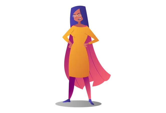 Super Woman  Illustration