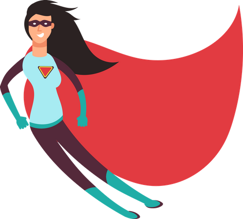 Superhéroe femenina  Illustration