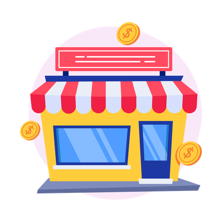 Supermarché  Illustration