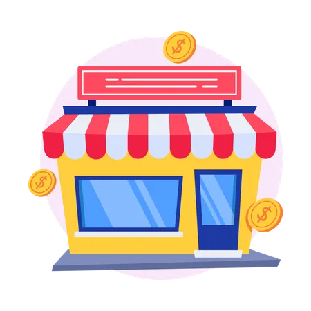 Supermarché  Illustration