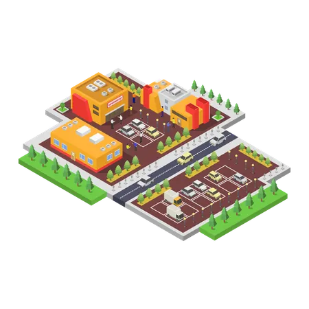 Supermarché  Illustration