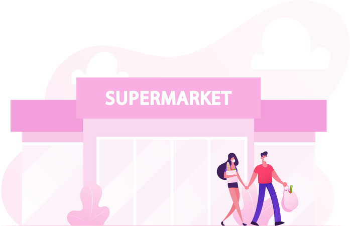 Supermarché  Illustration