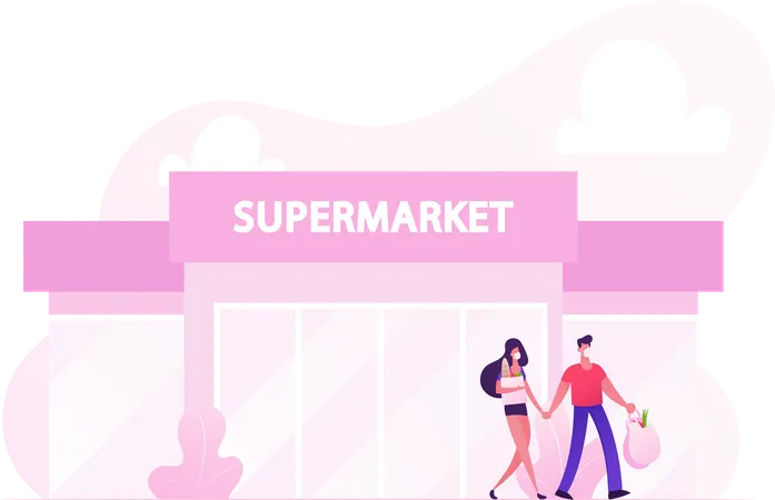 Supermarché  Illustration