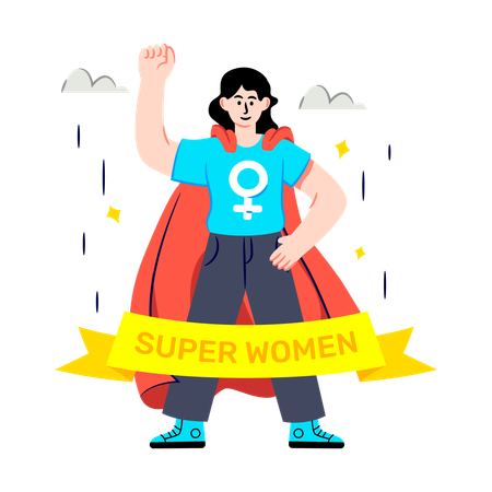 Superwoman  Illustration