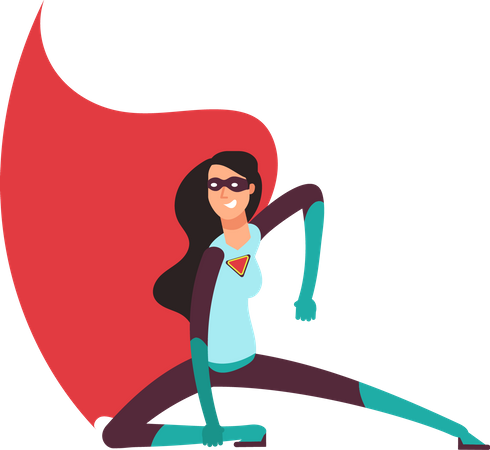 Superwoman comique  Illustration