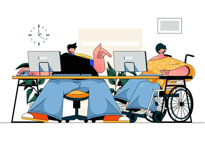 Suporte ao cliente  Ilustração