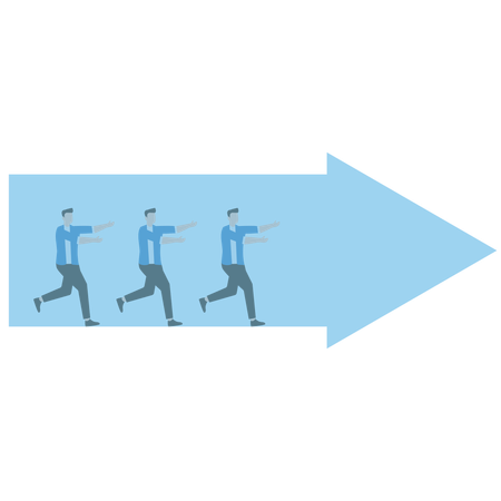 Apoio no desenvolvimento empresarial ou profissional  Illustration