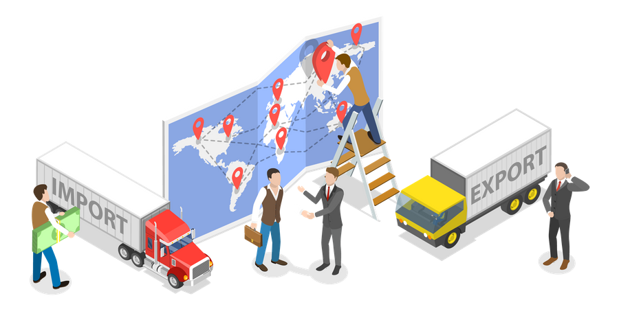 Supply Chain Management Illustration