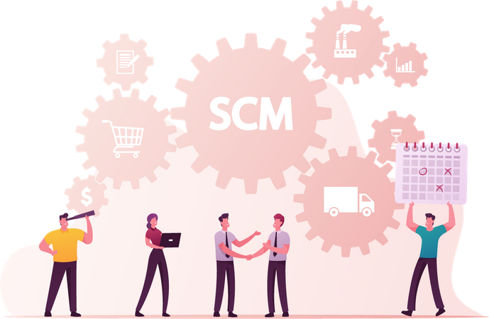 Supply Chain Management and Business Strategy  Illustration