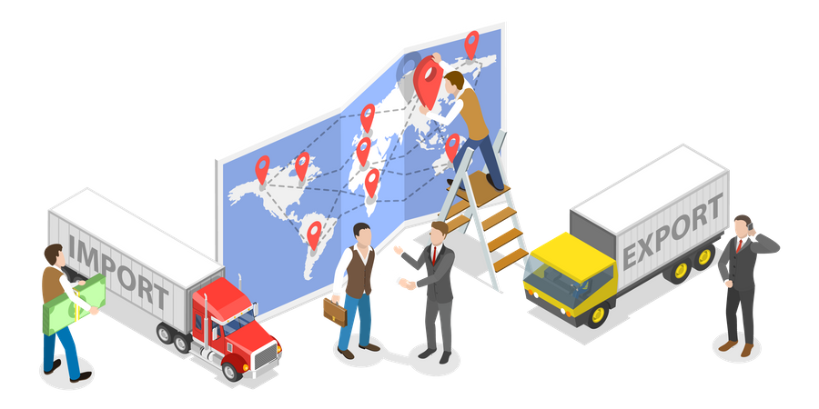 Supply Chain Management  Illustration