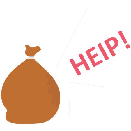 Support of help to solve problem  Illustration