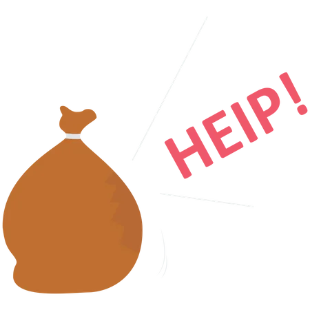 Support of help to solve problem  Illustration