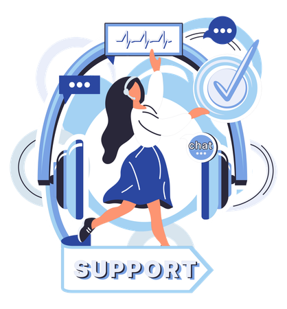 Support specialist  Illustration