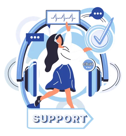 Support specialist  Illustration