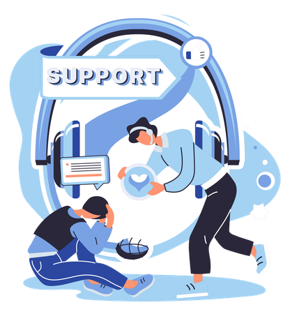 Support specialist  Illustration