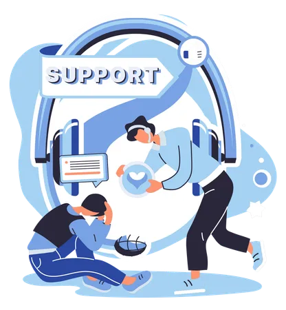 Support specialist  Illustration