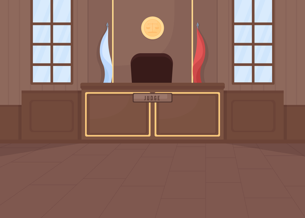 Supreme courthouse  Illustration