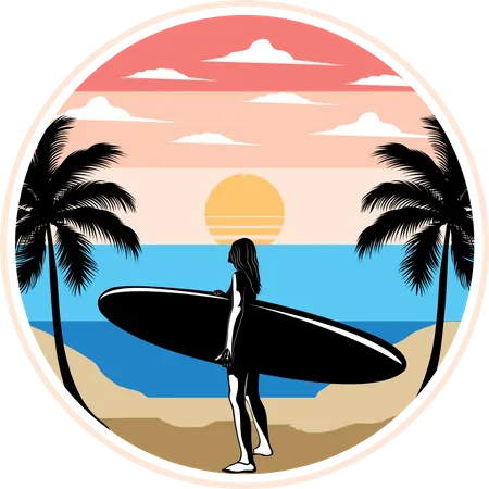 Surf  Illustration