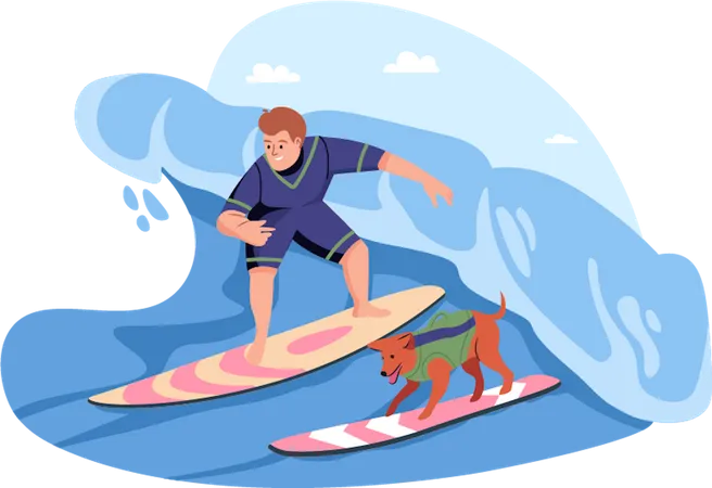 Surf Adventure  Illustration