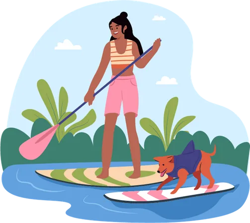 Surfboard Maneuver  Illustration