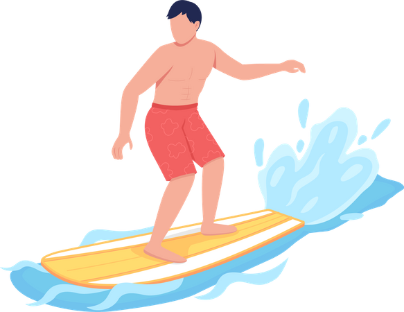 Surfista  Ilustração