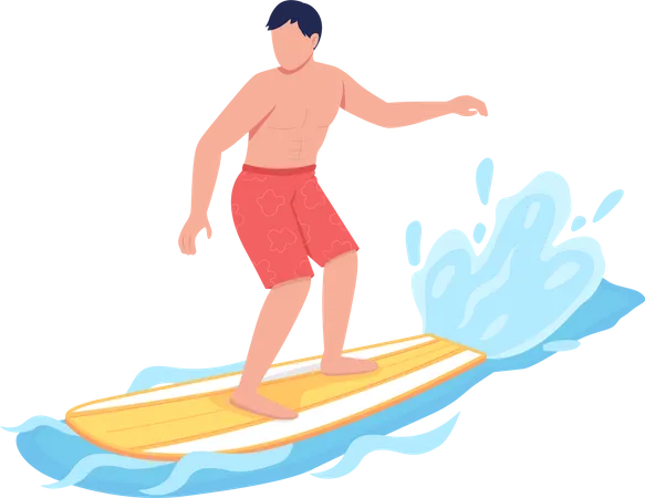 Surfista  Ilustração