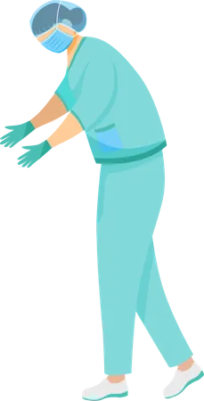 Surgical assistant  Illustration