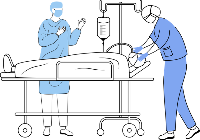 Surgical operation  Illustration