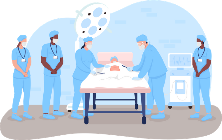 Surgical procedure  Illustration