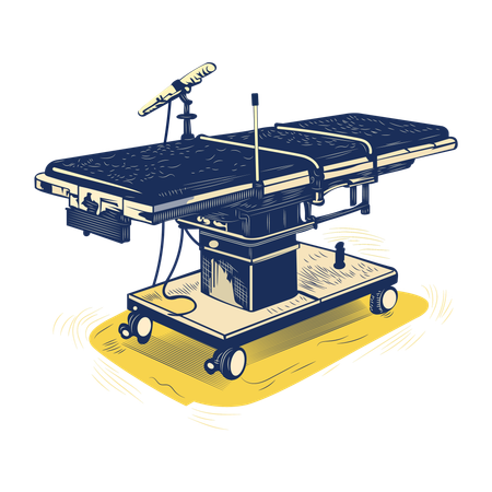 Surgical Table  Illustration